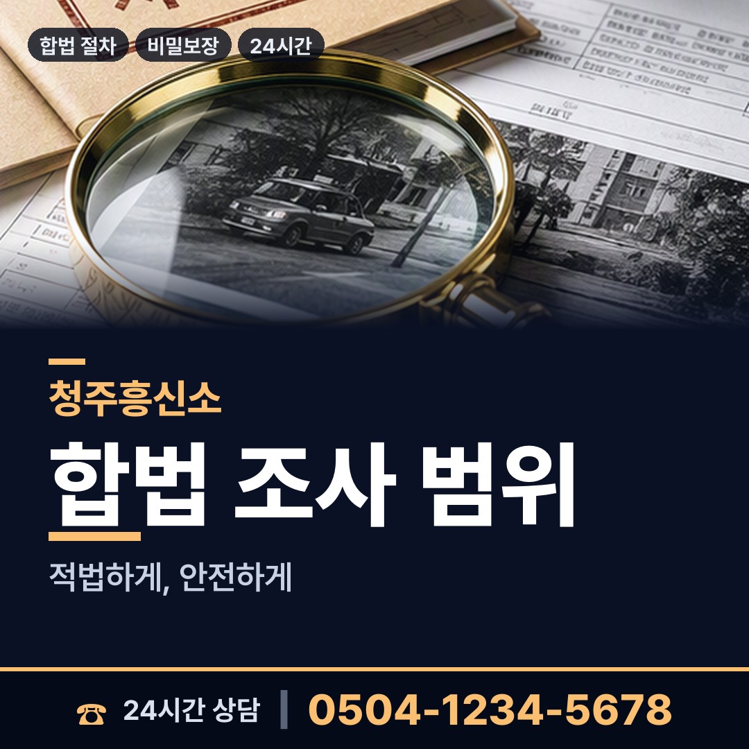 청주 영운동 배우자의심 상담 안내